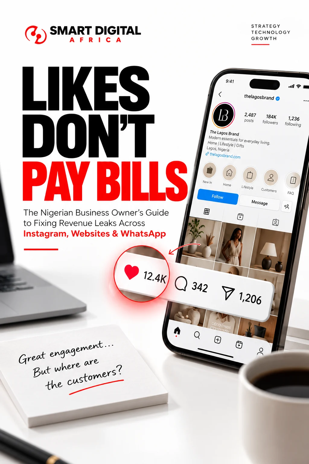 Likes Don't Pay Bills: The Nigerian Business Owner's Guide to Fixing Revenue Leaks Across Instagram, Websites and WhatsApp